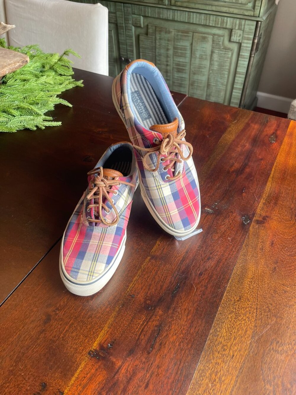 Sperry Plaid Boat Shoe Size 11.5